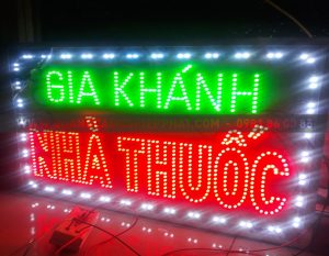 làm biển led vẫy nhà thuốc giá rẻ tại Hà Nội