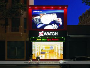 biển quảng cáo đồng hồ 