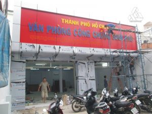 biển quảng cáo alu ngoài trời