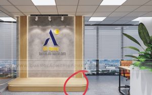 làm logo backdrop văn phòng giá rẻ tại Hà Nội