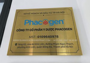 làm biển công ty inox giá rẻ
