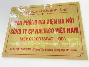 làm biển công ty mica giá rẻ hà nội