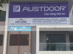làm biển bạt khung sắt Hà Đông