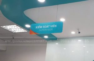 làm biển treo inox văn phòng