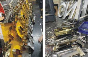 xưởng sản xuất chữ inox khu vực Đông Anh 